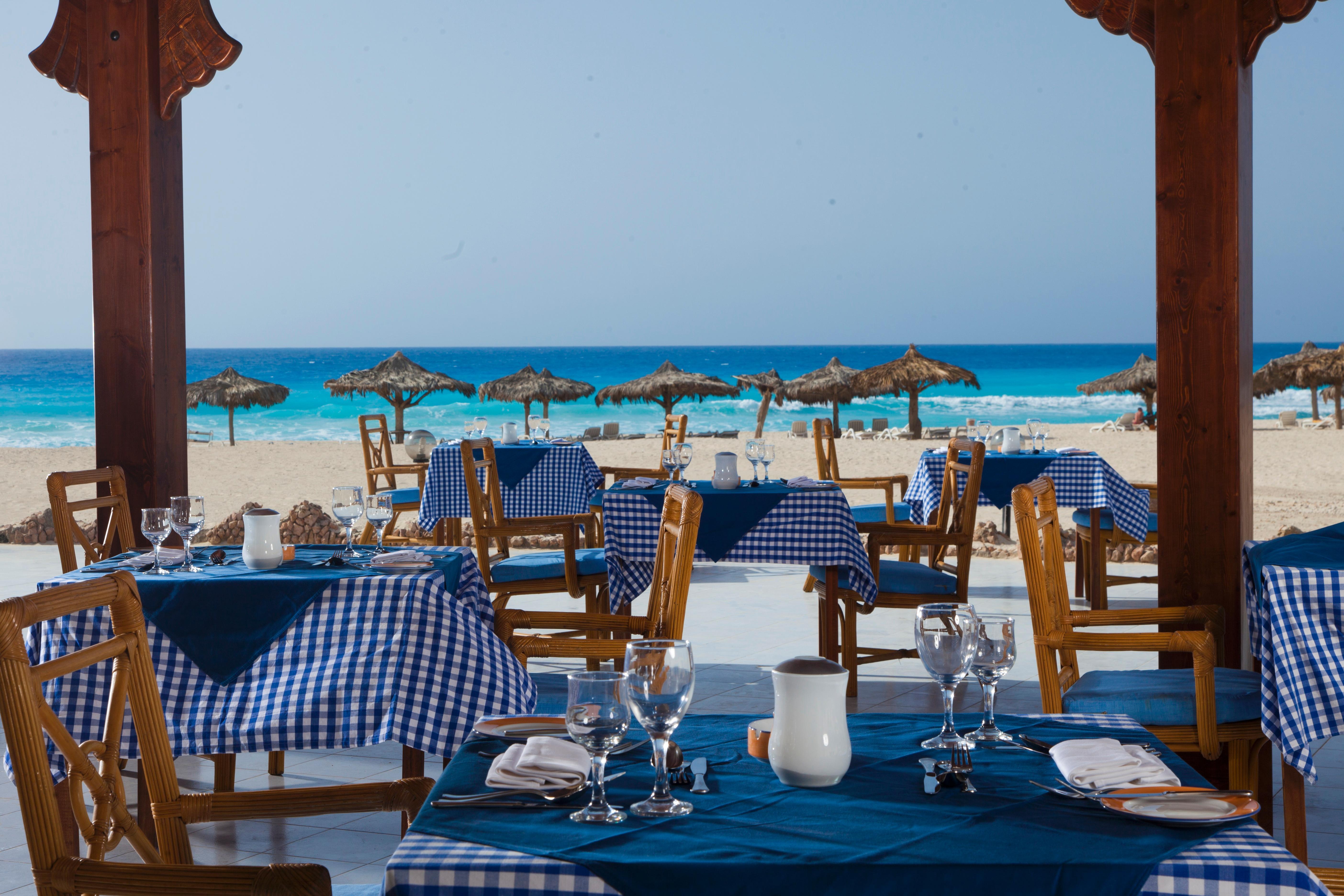 Borg El Arab Beach Resort Kültér fotó Beach restaurant in Egypt